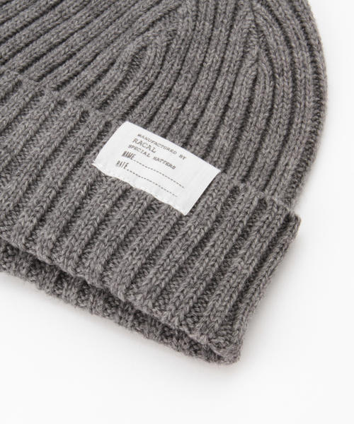 Ray BEAMS（レイビームス）の「RACAL / ニット CAP（ニットキャップ/ビーニー・レディース・オフホワイト/グレー/ブラック/ワイン/ネイビー・ONE SIZE）」の9枚目の写真