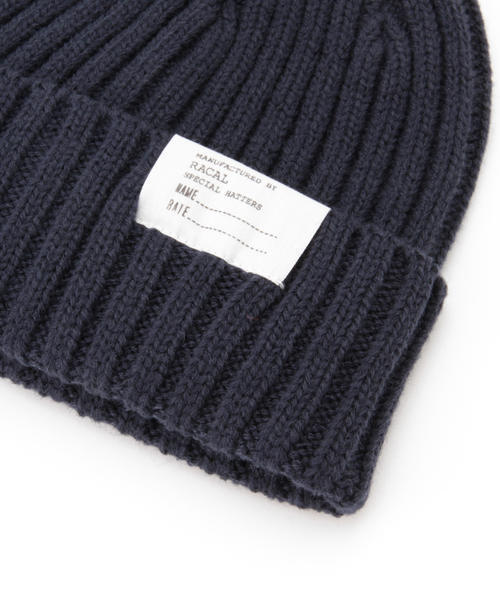 Ray BEAMS（レイビームス）の「RACAL / ニット CAP（ニットキャップ/ビーニー・レディース・オフホワイト/グレー/ブラック/ワイン/ネイビー・ONE SIZE）」の16枚目の写真