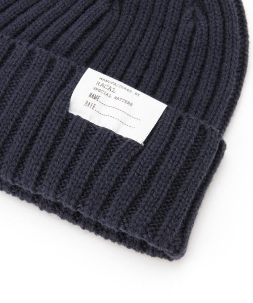 Ray BEAMS（レイビームス）の「RACAL / ニット CAP（ニットキャップ/ビーニー・レディース・オフホワイト/グレー/ブラック/ワイン/ネイビー・ONE SIZE）」の11枚目の写真