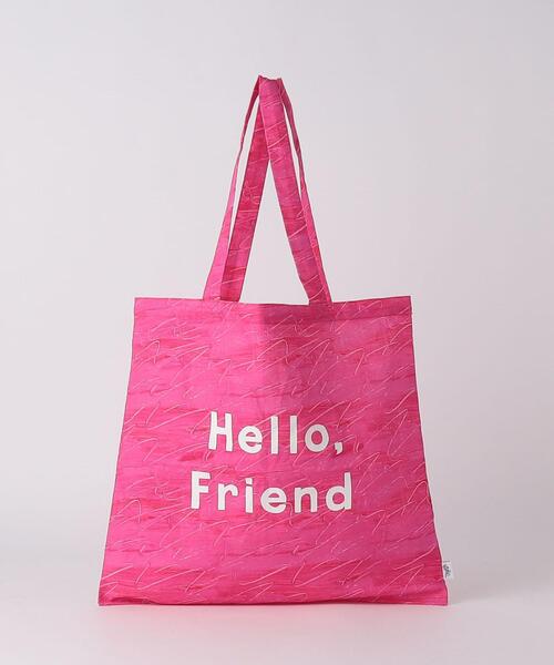 ERIC CARLE(エリックカール)の「【別注】<ERIC CARLE×green label relaxing> トートバッグ(ショルダーバッグ・キッズ・ピンク/オレンジ/ライム・FREE)」の1枚目の写真