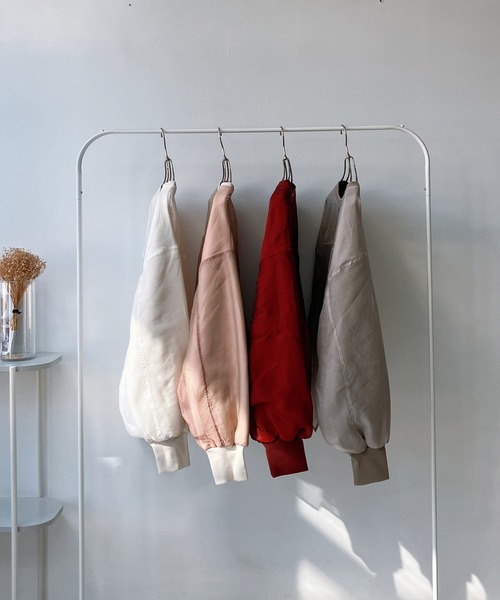 AS KNOW AS plus（アズノゥアズプラス）の「☆オーガンジー レイヤード デザインスウェットプルオーバー（スウェット・レディース・ピンク/グレイッシュベージュ/レッド系/アイボリー・FREE）」の9枚目の写真