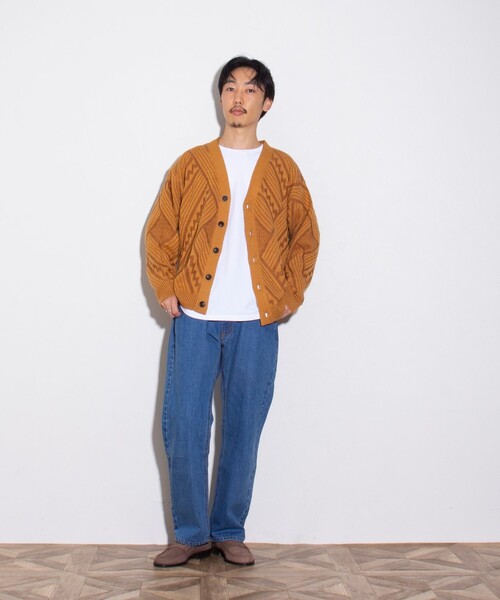 GLOSTER(グロスター)の「【ユニセックス】ジオメトリック柄カーディガン(カーディガン/ボレロ・メンズ・グレー系その他2/グレー系その他/ブラウン系その他・S/M/L)」の17枚目の写真