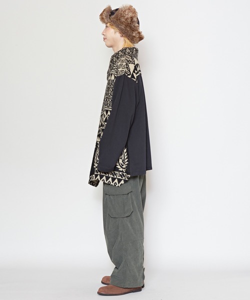 チャイハネ（チャイハネ）の「【チャイハネ】タビーテMEN'S変形トップス（その他トップス・メンズ・ブルー/ベージュ/ブラック・FREE）」の7枚目の写真