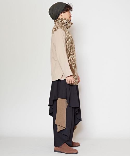 チャイハネ（チャイハネ）の「【チャイハネ】タビーテMEN'S変形トップス（その他トップス・メンズ・ブルー/ベージュ/ブラック・FREE）」の15枚目の写真