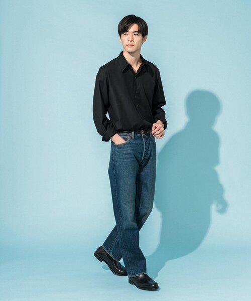 Levi's（リーバイス）の「【Levi’s/リーバイス】30th 別注 BIG E 501(R) DARK INDIGO　L30（デニムパンツ・メンズ・コバルトブルー・34/38/36/32/30/31/33）」の3枚目の写真