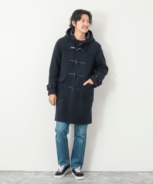 NOLLEY'S goodman（ノーリーズグッドマン）の「《ビジカジ対応》Super100 メルトンダッフルコート（ダッフルコート・メンズ・ブラック/ダークネイビー/ベージュ・L/M/S/XL）」の17枚目の写真