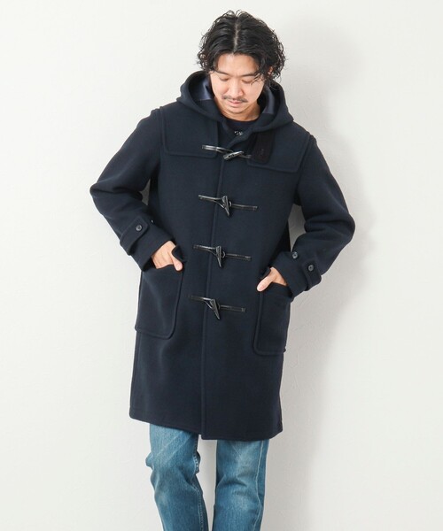 NOLLEY'S goodman（ノーリーズグッドマン）の「《ビジカジ対応》Super100 メルトンダッフルコート（ダッフルコート・メンズ・ブラック/ダークネイビー/ベージュ・L/M/S/XL）」の19枚目の写真
