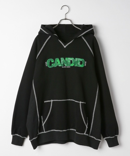 PBLIM（ページボーイリム）の「PBLIM/ホツレロゴフーディー（パーカー・レディース・ブラック/グレー・FREE）」の14枚目の写真