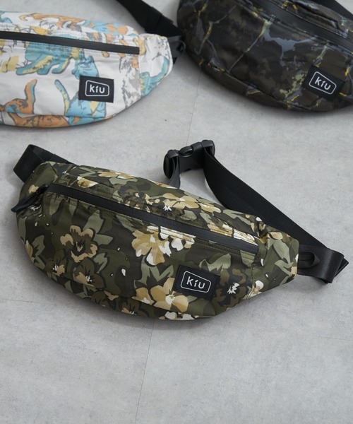 KiU(キウ)の「【WEB限定】KiU ウォータープルーフボディバッグ【撥水/防水】(ショルダーバッグ・メンズ・オリーブ/ブラック/その他3/その他2/その他4/オフホワイト/グリーン系・FREE)」の5枚目の写真