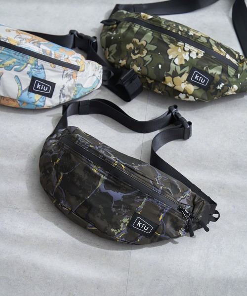 KiU(キウ)の「【WEB限定】KiU ウォータープルーフボディバッグ【撥水/防水】(ショルダーバッグ・メンズ・オリーブ/ブラック/その他3/その他2/その他4/オフホワイト/グリーン系・FREE)」の15枚目の写真