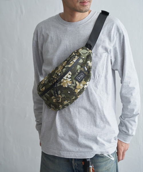 KiU(キウ)の「【WEB限定】KiU ウォータープルーフボディバッグ【撥水/防水】(ショルダーバッグ・メンズ・オリーブ/ブラック/その他3/その他2/その他4/オフホワイト/グリーン系・FREE)」の10枚目の写真