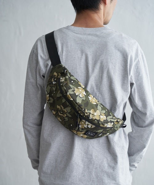 KiU(キウ)の「【WEB限定】KiU ウォータープルーフボディバッグ【撥水/防水】(ショルダーバッグ・メンズ・オリーブ/ブラック/その他3/その他2/その他4/オフホワイト/グリーン系・FREE)」の12枚目の写真