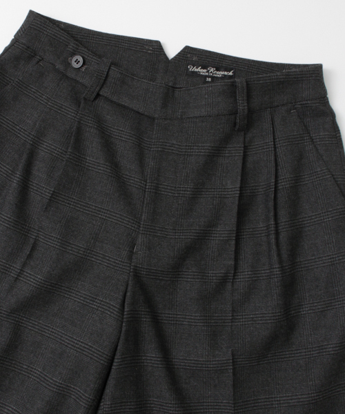 URBAN RESEARCH（アーバンリサーチ）の「UR グレンチェックワイドパンツ（その他パンツ・レディース・ライトグレー/チャコールグレー・36/38）」の13枚目の写真