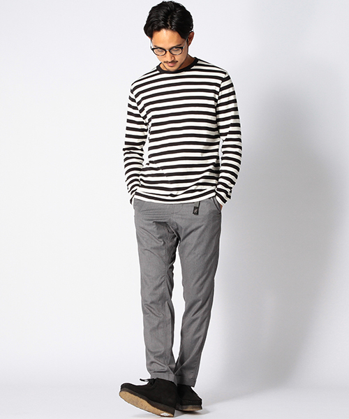 BEAMS（ビームス）の「BEAMS / スムース ボ-ダー クルーネック TEE（Tシャツ/カットソー・メンズ・ホワイト/レッド/ネイビー・X-LARGE/SMALL/LARGE/MEDIUM）」の8枚目の写真