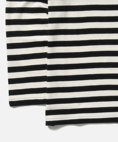 BEAMS（ビームス）の「BEAMS / スムース ボ-ダー クルーネック TEE（Tシャツ/カットソー・メンズ・ホワイト/レッド/ネイビー・X-LARGE/SMALL/LARGE/MEDIUM）」の14枚目の写真