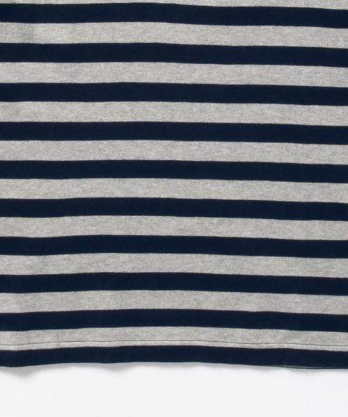 BEAMS（ビームス）の「BEAMS / スムース ボ-ダー クルーネック TEE（Tシャツ/カットソー・メンズ・ホワイト/レッド/ネイビー・X-LARGE/SMALL/LARGE/MEDIUM）」の17枚目の写真