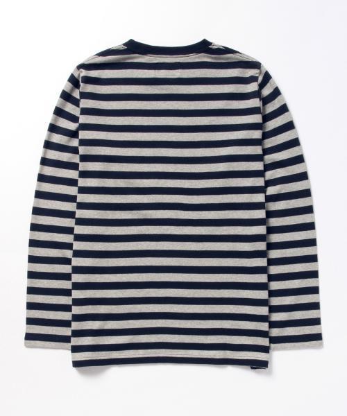 BEAMS（ビームス）の「BEAMS / スムース ボ-ダー クルーネック TEE（Tシャツ/カットソー・メンズ・ホワイト/レッド/ネイビー・X-LARGE/SMALL/LARGE/MEDIUM）」の18枚目の写真