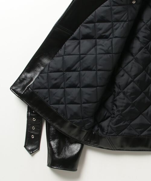 schott(ショット)の「Schott/ショット/613UHT HORSEHIDE ONESTAR TALL/ホースハイド ワンスタートール(ライダースジャケット・メンズ・ブラック・44)」の3枚目の写真