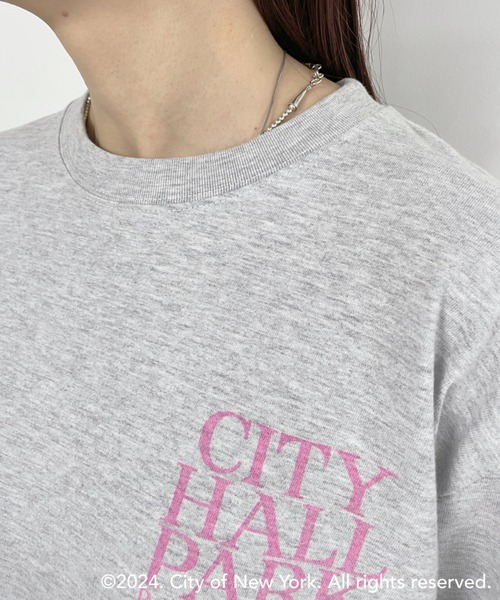 Omekashi（オメカシ）の「【GOOD ROCK SPEED】NYCグラフィックロングTシャツ（Tシャツ/カットソー・レディース・ライトグレー・FREE）」の13枚目の写真