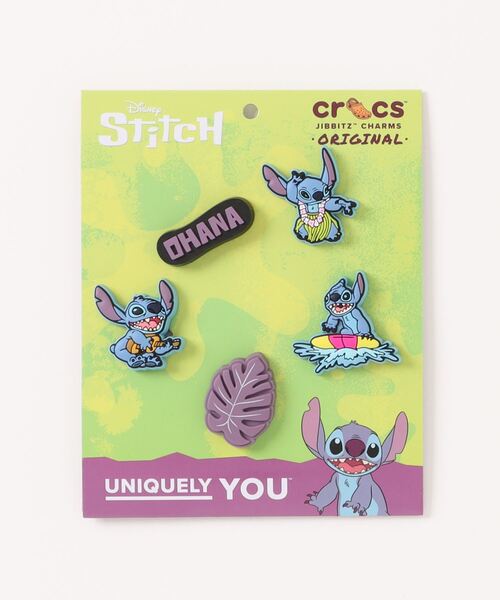 crocs(クロックス)の「クロックス スティッチ トロピカル 5 パック / crocs Stitch Tropical 5Pck(シューズアクセサリー・レディース・その他・ONE SIZE)」の1枚目の写真