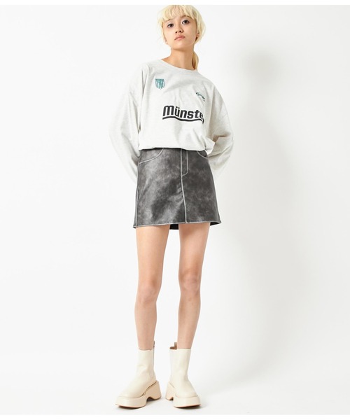 ANAP(アナップ)の「サイドゴア厚底ブーツ(ブーツ・レディース・アイボリー/ブラック・L/S/M)」の22枚目の写真