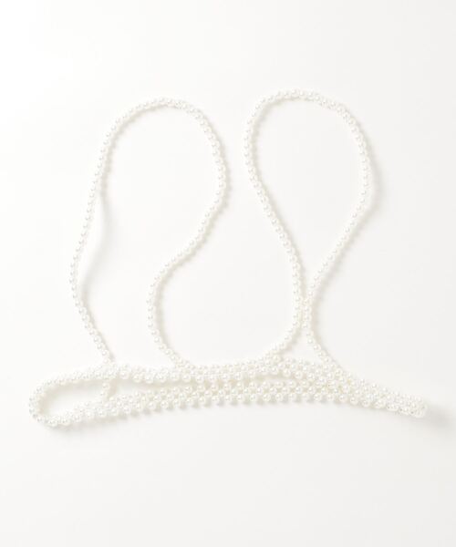 LYEON（リヨン）の「パールビスチェ/パールサスペンダー/パールハーネス（サスペンダー・レディース・ホワイト・SMALL/LARGE）」の8枚目の写真