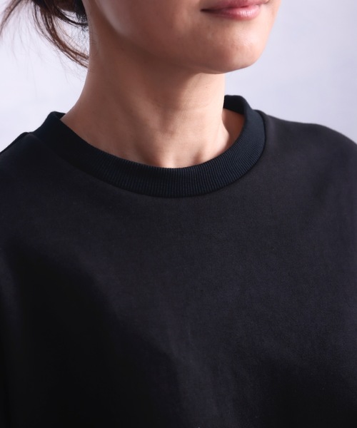 COCO WALK（ココウォーク）の「COCOWALK:C+H :Puff sleeve Punch Sweat/パフスリーブ ポンチスウェット（スウェット・レディース・ブラック/グレー・FREE）」の4枚目の写真