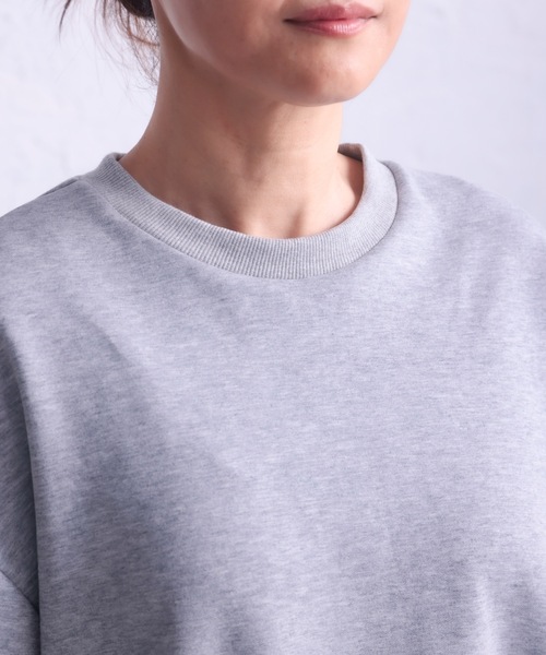 COCO WALK（ココウォーク）の「COCOWALK:C+H :Puff sleeve Punch Sweat/パフスリーブ ポンチスウェット（スウェット・レディース・ブラック/グレー・FREE）」の10枚目の写真