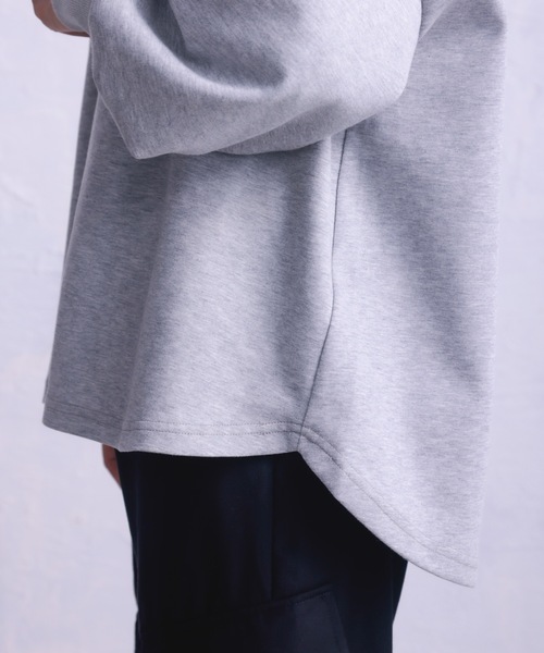 COCO WALK（ココウォーク）の「COCOWALK:C+H :Puff sleeve Punch Sweat/パフスリーブ ポンチスウェット（スウェット・レディース・ブラック/グレー・FREE）」の8枚目の写真