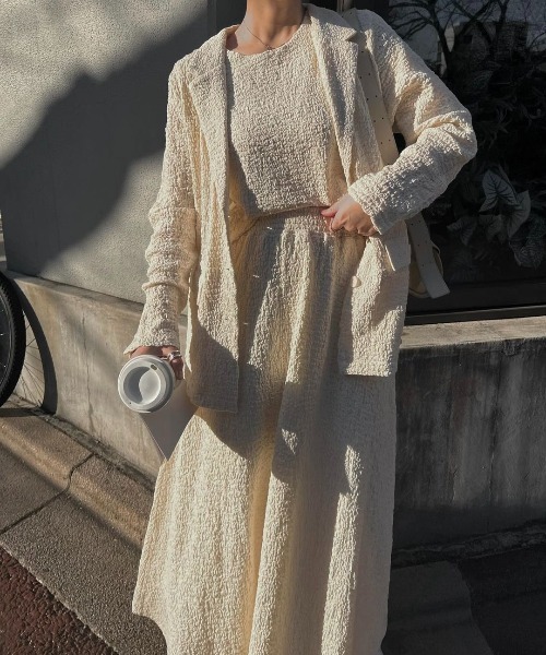 新品未使用✨willfully ウィルフリー　ジャガード ノースリーブ トップス WILLFULLY（ウィルフリー）の「no sleeve 3way matelasse tops