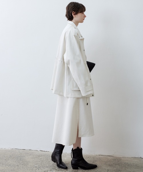 tageechita（タジチタ）の「【tageechita】サイドスリット ノースリーブ ロングワンピース（ワンピース・レディース・ライトベージュ・S/L/M）」の22枚目の写真