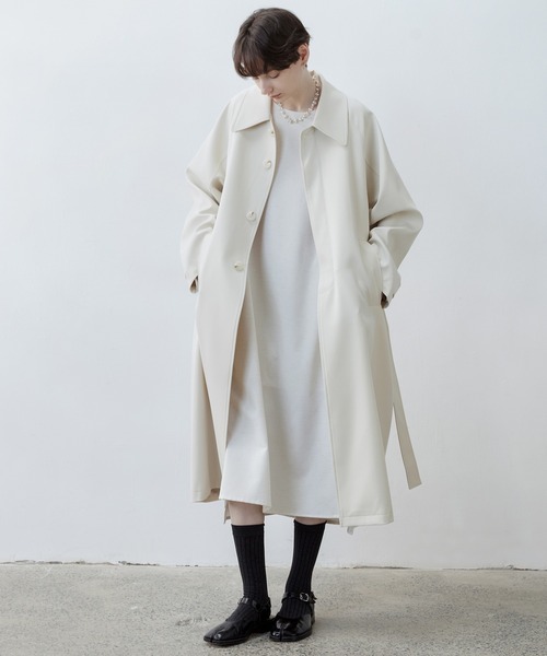 tageechita（タジチタ）の「【tageechita】サイドスリット ノースリーブ ロングワンピース（ワンピース・レディース・ライトベージュ・S/L/M）」の16枚目の写真