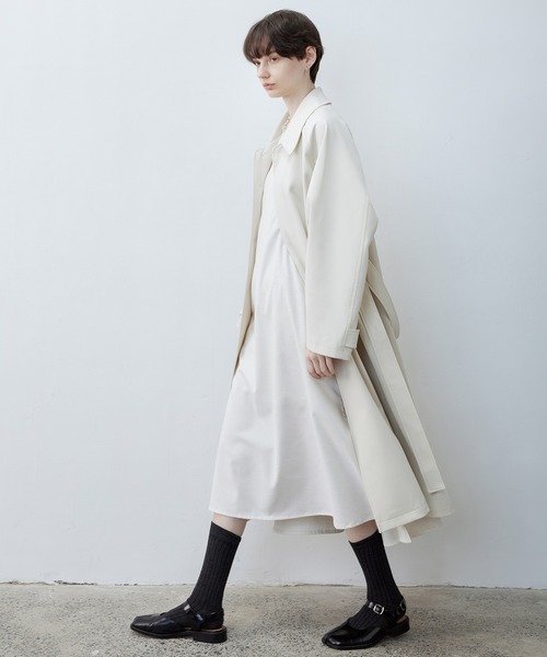 tageechita（タジチタ）の「【tageechita】サイドスリット ノースリーブ ロングワンピース（ワンピース・レディース・ライトベージュ・S/L/M）」の18枚目の写真