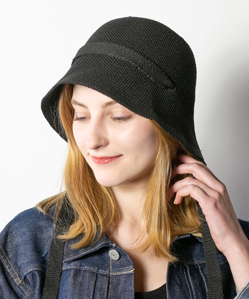 14+(イチヨンプラス)の「remains thermo hat(ハット・レディース・ブルー/アイボリー/ブラック/ベージュ・MEDIUM)」の1枚目の写真