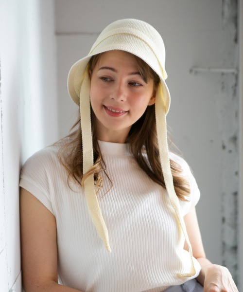 14+(イチヨンプラス)の「remains thermo hat(ハット・レディース・ブルー/アイボリー/ブラック/ベージュ・MEDIUM)」の16枚目の写真