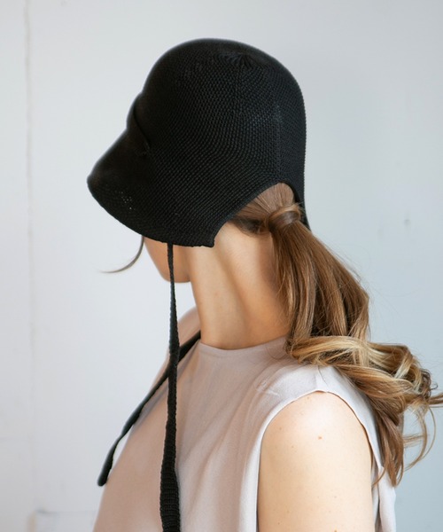 14+(イチヨンプラス)の「remains thermo hat(ハット・レディース・ブルー/アイボリー/ブラック/ベージュ・MEDIUM)」の18枚目の写真