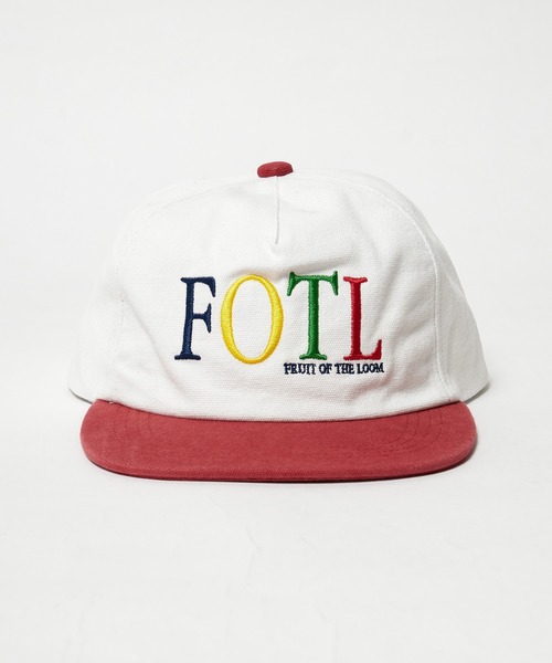 FRUIT OF THE LOOM（フルーツオブザルーム）の「FRUIT OF THE LOOM/フルーツオブザルーム FOTL BBCAP キャップ（キャップ・メンズ・ブラウン/ホワイト/オフホワイト・FREE）」の2枚目の写真