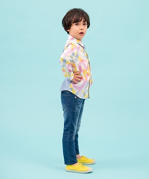 sense of wonder(センスオブワンダー)の「ニットデニムパンツ(デニムパンツ・キッズ・ネイビー・90cm/80cm/120cm/110cm/100cm/130cm)」の13枚目の写真