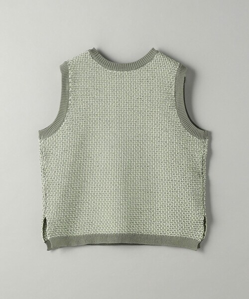 BEAUTY&YOUTH UNITED ARROWS（ビューティーアンドユースユナイテッドアローズ）の「ジャカードノースリーブニット -ウォッシャブル-（ニット/セーター・レディース・ライトグレー/オリーブ/ブラック・FREE）」の18枚目の写真