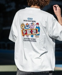 Red Cap Girl | 【a-r】〔PEZ×Red Cap Girl〕天竺 バックイラスト BIG TEE(Tシャツ/カットソー)