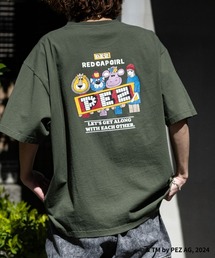 Red Cap Girl | 【a-r】〔PEZ×Red Cap Girl〕天竺 バックイラスト BIG TEE(Tシャツ/カットソー)