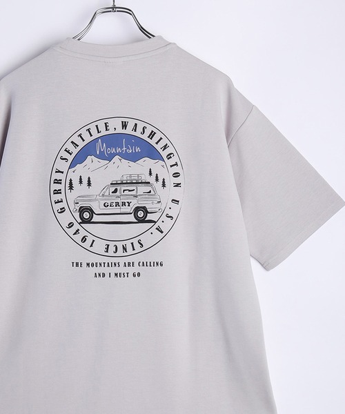 GERRY(ジェリー)の「GERRY 接触冷感とろみポンチ プリント 半袖Tシャツ(Tシャツ/カットソー・メンズ・ライトグレー/ホワイト/ブラック/ブルー/ブラック系その他/ホワイト系その他/ブルー系その他/グリーン系その他/ホワイト系その他2/ホワイト系その他3/ホワイト系その他4/グリーン/チャコールグレー/ライトグレー系/ライトグレー系1/ライトグレー系2/ホワイト系その他5/ブラック系その他3/ブラック系その他4・LL/M/L)」の13枚目の写真