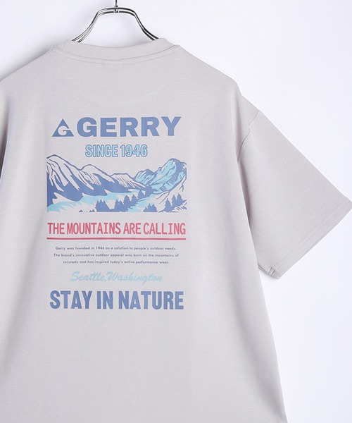 GERRY(ジェリー)の「GERRY 接触冷感とろみポンチ プリント 半袖Tシャツ(Tシャツ/カットソー・メンズ・ライトグレー/ホワイト/ブラック/ブルー/ブラック系その他/ホワイト系その他/ブルー系その他/グリーン系その他/ホワイト系その他2/ホワイト系その他3/ホワイト系その他4/グリーン/チャコールグレー/ライトグレー系/ライトグレー系1/ライトグレー系2/ホワイト系その他5/ブラック系その他3/ブラック系その他4・LL/M/L)」の15枚目の写真