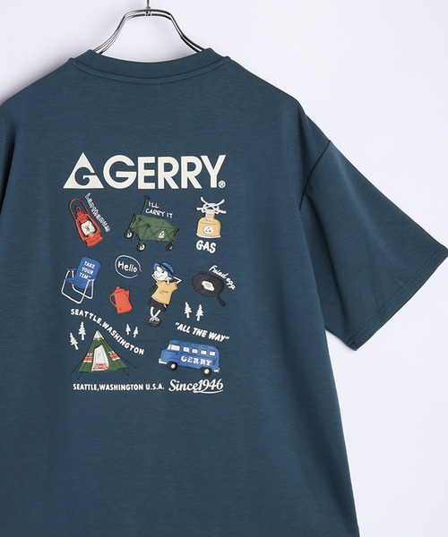 【新品未使用】ヤドン 接触冷感プリント Tシャツ&ショーパンセット& ヘアバンド GERRY tシャツ 接触冷感とろみポンチ プリント 半袖Tシャツ