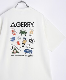 GERRY 接触冷感とろみポンチ プリント 半袖Tシャツ