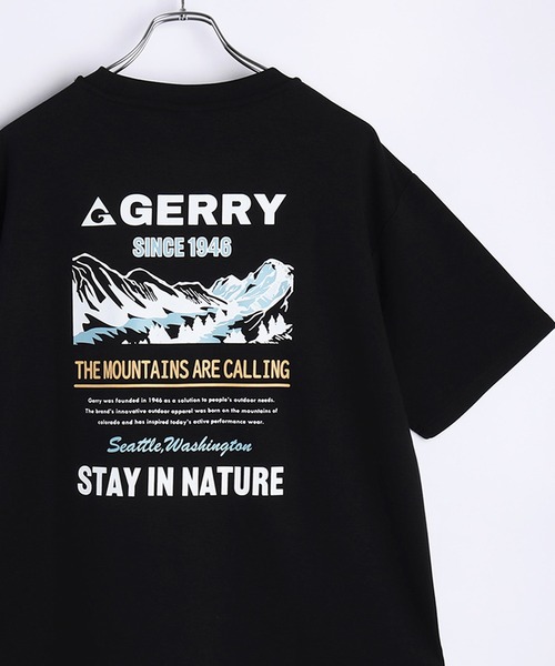 GERRY(ジェリー)の「GERRY 接触冷感とろみポンチ プリント 半袖Tシャツ(Tシャツ/カットソー・メンズ・ライトグレー/ホワイト/ブラック/ブルー/ブラック系その他/ホワイト系その他/ブルー系その他/グリーン系その他/ホワイト系その他2/ホワイト系その他3/ホワイト系その他4/グリーン/チャコールグレー/ライトグレー系/ライトグレー系1/ライトグレー系2/ホワイト系その他5/ブラック系その他3/ブラック系その他4・LL/M/L)」の9枚目の写真