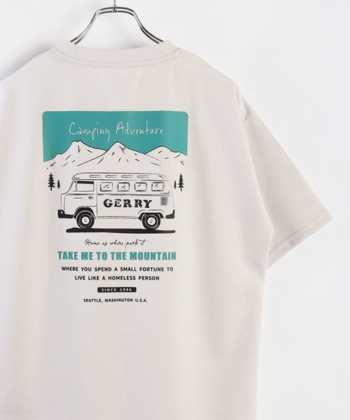 GERRY(ジェリー)の「GERRY 接触冷感とろみポンチ プリント 半袖Tシャツ(Tシャツ/カットソー・メンズ・ライトグレー/ホワイト/ブラック/ブルー/ブラック系その他/ホワイト系その他/ブルー系その他/グリーン系その他/ホワイト系その他2/ホワイト系その他3/ホワイト系その他4/グリーン/チャコールグレー/ライトグレー系/ライトグレー系1/ライトグレー系2/ホワイト系その他5/ブラック系その他3/ブラック系その他4・LL/M/L)」の12枚目の写真