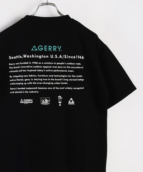 GERRY(ジェリー)の「GERRY 接触冷感とろみポンチ プリント 半袖Tシャツ(Tシャツ/カットソー・メンズ・ライトグレー/ホワイト/ブラック/ブルー/ブラック系その他/ホワイト系その他/ブルー系その他/グリーン系その他/ホワイト系その他2/ホワイト系その他3/ホワイト系その他4/グリーン/チャコールグレー/ライトグレー系/ライトグレー系1/ライトグレー系2/ホワイト系その他5/ブラック系その他3/ブラック系その他4・LL/M/L)」の8枚目の写真