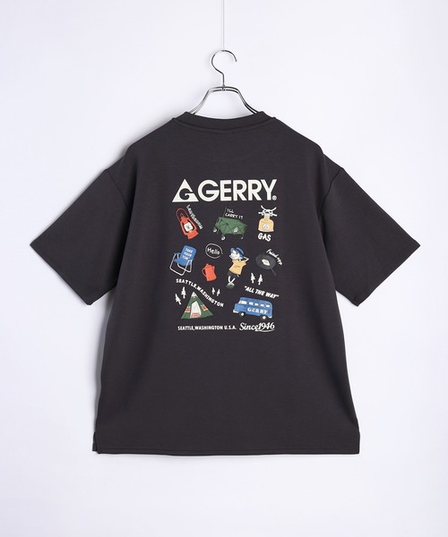 GERRY 接触冷感とろみポンチ プリント 半袖Tシャツ（Tシャツ
