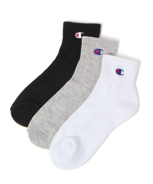 GLOBAL WORK(グローバルワーク)の「Champion/ソックス3P/981767(ソックス/靴下・キッズ・その他1・FREE)」の1枚目の写真